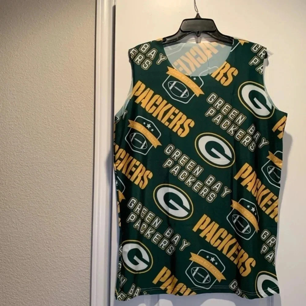 Green Bay Packers NFL Logo Tank Tee Men’s Size Large New